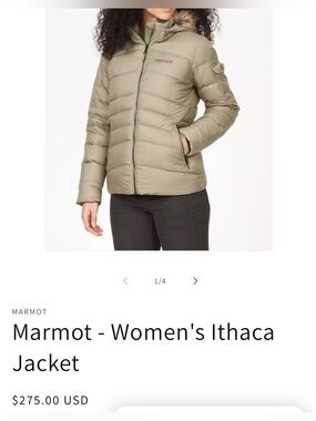 Marmot - Women's Ithaca Jacket, NWT SIZE medium 
$275.00